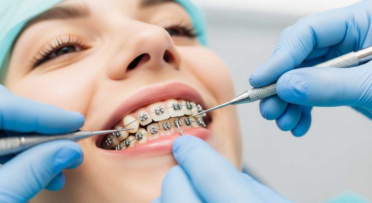 جرم گیری دندان در ارتودنسی