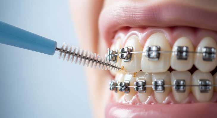 تمیز کردن بریس ها