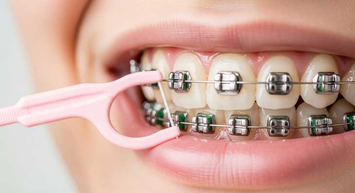 تمیز کردن بریس ها