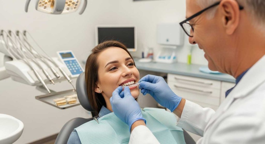 ارتودنسی یک دندان کج