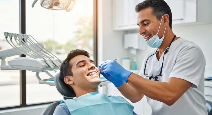 ارتودنسی یک دندان کج