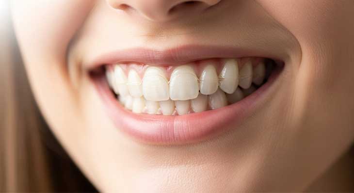 ارتودنسی یک دندان کج