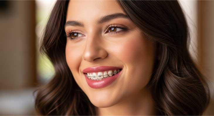 ارتودنسی دندان لمینت شده