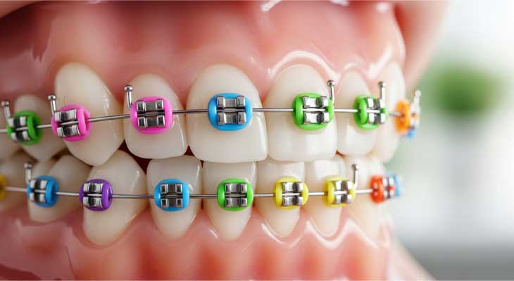 رنگ های پرطرفدار ارتودنسی