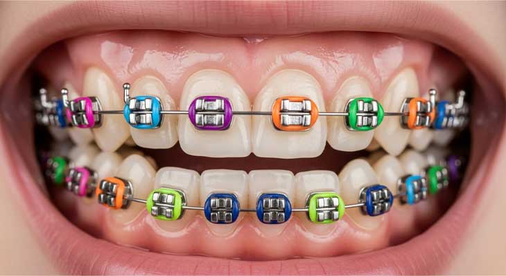 رنگ های پرطرفدار ارتودنسی