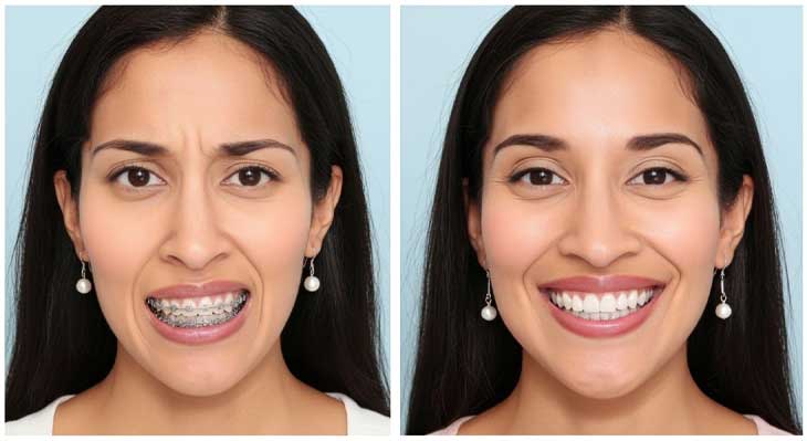 تاثیر ارتودنسی بر چهره