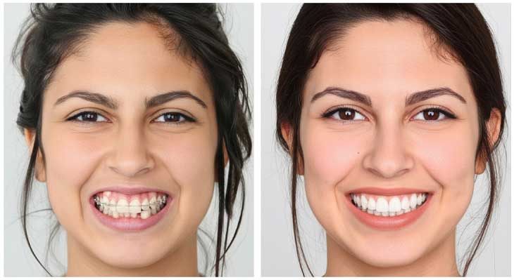تاثیر ارتودنسی بر چهره