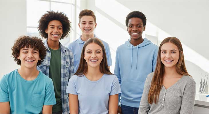 ارتودنسی در سن 13 تا 18 سالگی