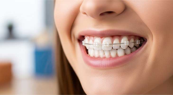ارتودنسی روی دندان کامپوزیت شده