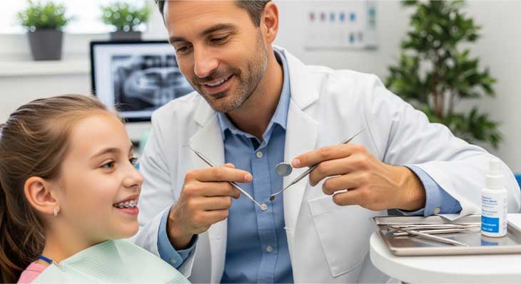 لکه سفید روی دندان ها پس از ارتودنسی