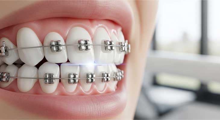 ارتودنسی روی دندان کامپوزیت شده