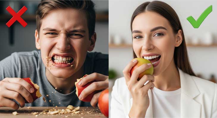 عوارض ارتودنسی نکردن